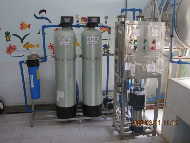 Mô hình thí điểm xử lý nước cứng tại xã Tân Xuân, huyện Hàm Tân, tỉnh Bình Thuận